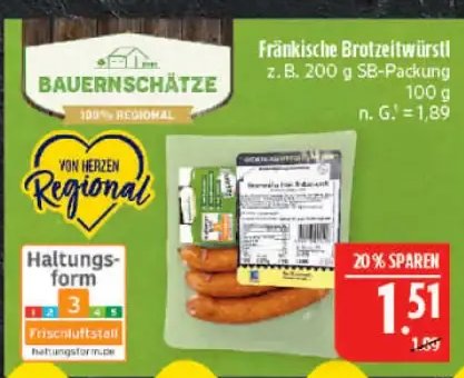 Fränkische Brotzeitwürstl