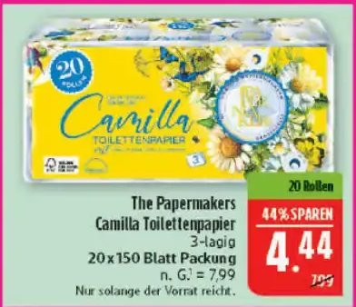 The Papermakers Camilla Toilettenpapier