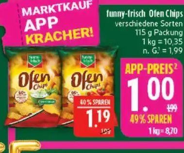 funny-frisch Ofen Chips