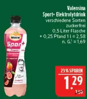Valensina Sport+ Elektrolytdrink
