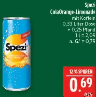 Spezi ColaOrange-Limonade