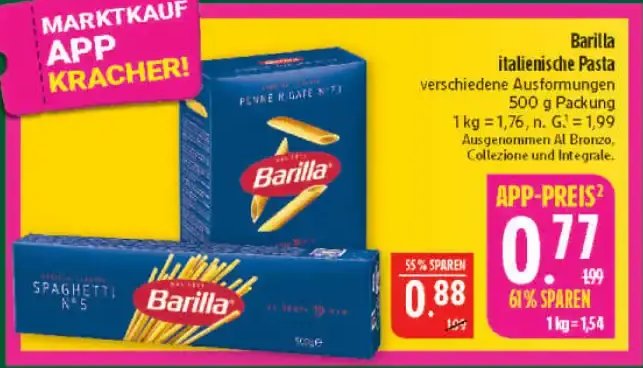 Barilla italienische Pasta