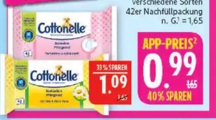 Cottonelle Feuchtes Toilettenpapier