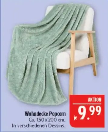 Wohndecke Popcorn