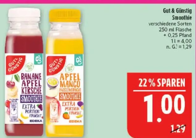 Gut & Günstig Smoothie