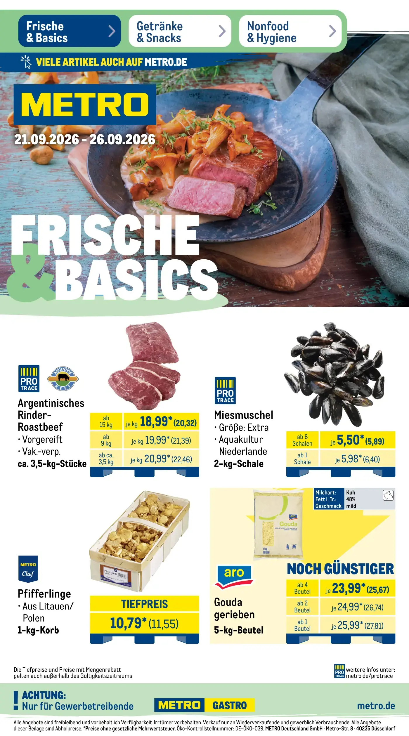 Metro Prospekt nächste Woche zum Blättern