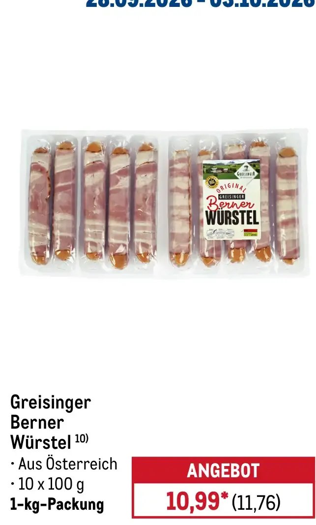 Greisinger Berner Würstel