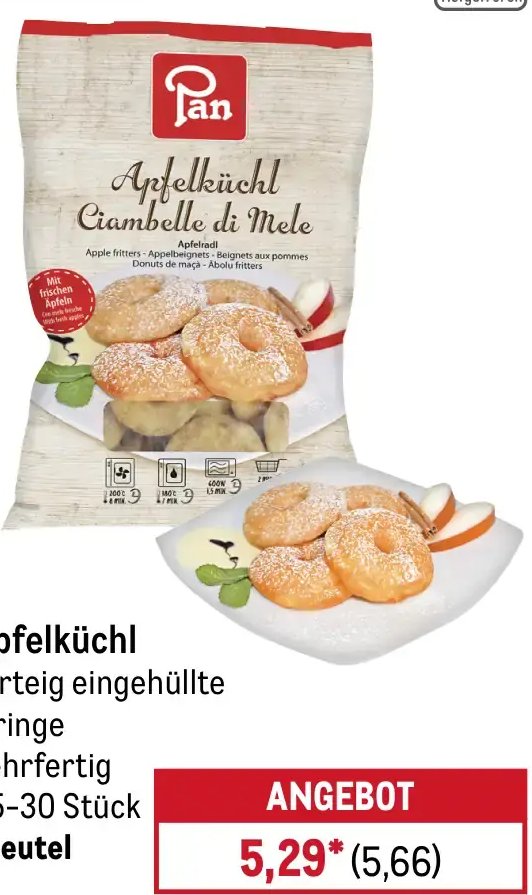 Pan Apfelküchl Ciambelle di Mele