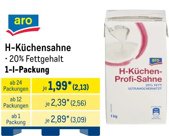 H-Küchensahne
