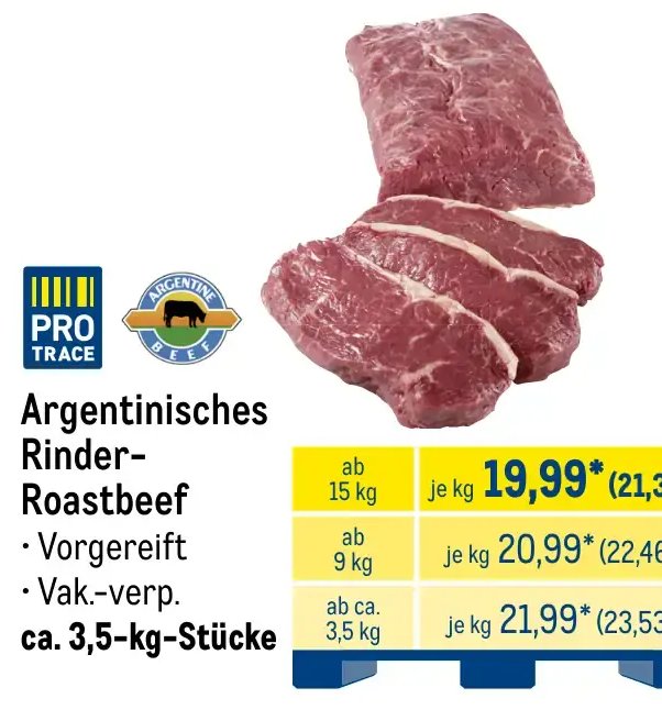 Argentinisches Rinder-Roastbeef