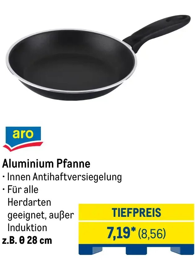 Aluminium Pfanne