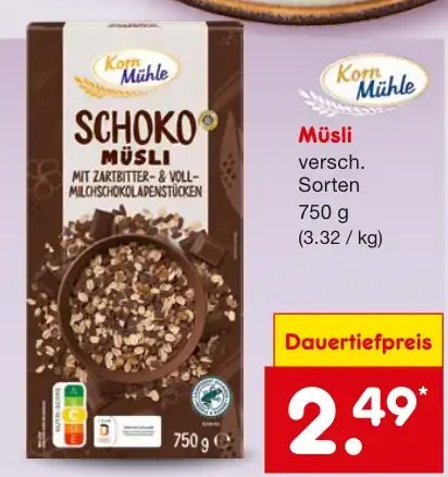 SCHOKO MÜSLI