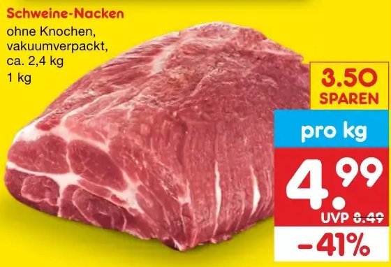 Schweine-Nacken