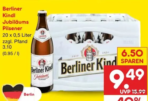 Berliner Kindl Jubiläums Pilsener