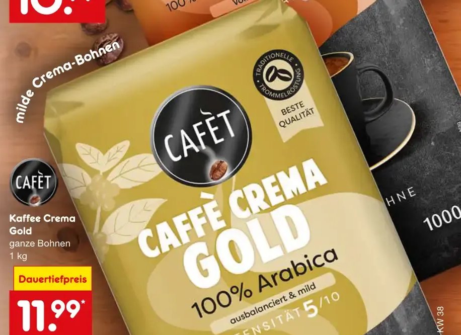 Cafet Kaffee Crema Gold
