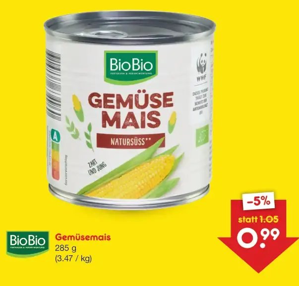 BioBio Gemüsemais