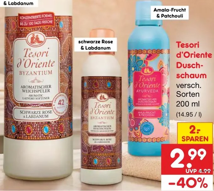 Tesori d'Oriente Duschschaum