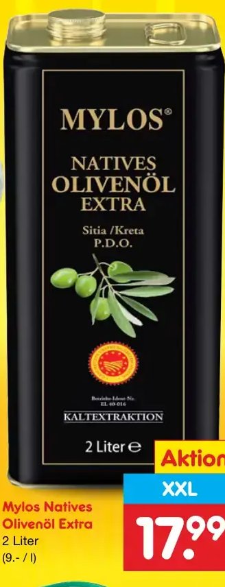 Mylos Natives Olivenöl Extra