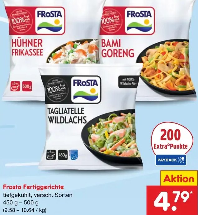 Frosta Fertiggerichte
