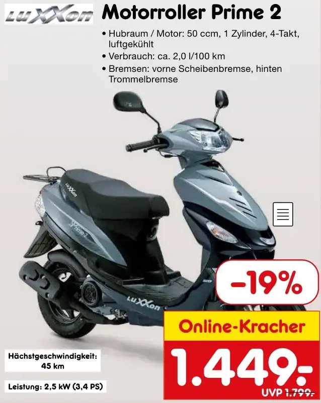 Motorroller Prime 2