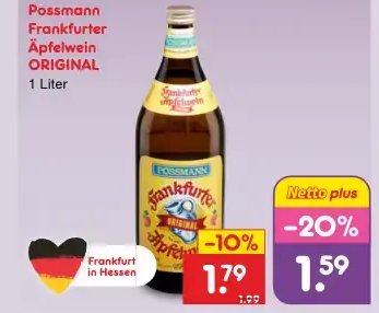 Possmann Frankfurter Äpfelwein ORIGINAL