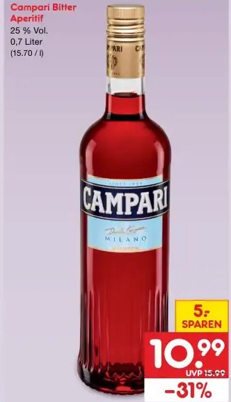 Campari Bitter Aperitif