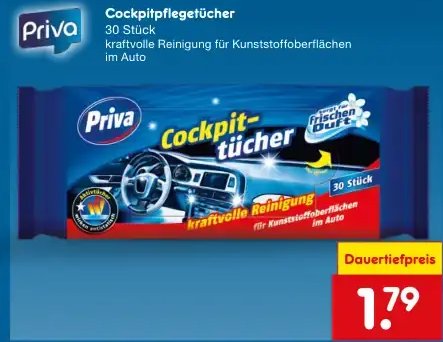 Cockpitpflegetücher