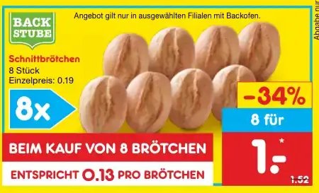 Schnittbrötchen