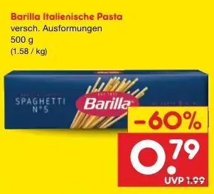 Barilla Italienische Pasta