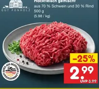 Hackfleisch gemischt