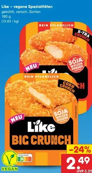 Like - vegane Spezialitäten