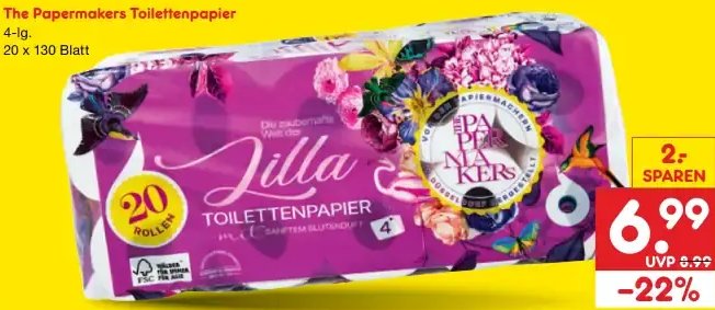 The Papermakers Toilettenpapier