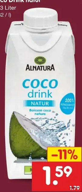 Bio Alnatura Coco Drink natur