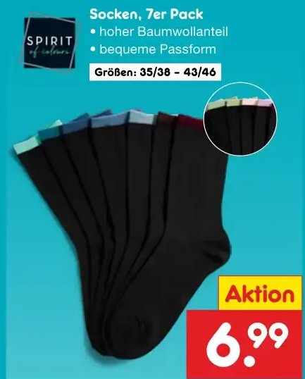 Socken, 7er Pack