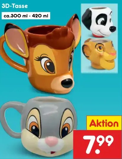 3D-Tasse