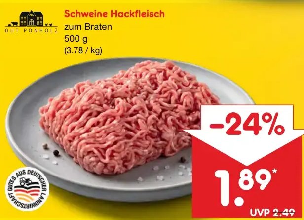 Schweine Hackfleisch