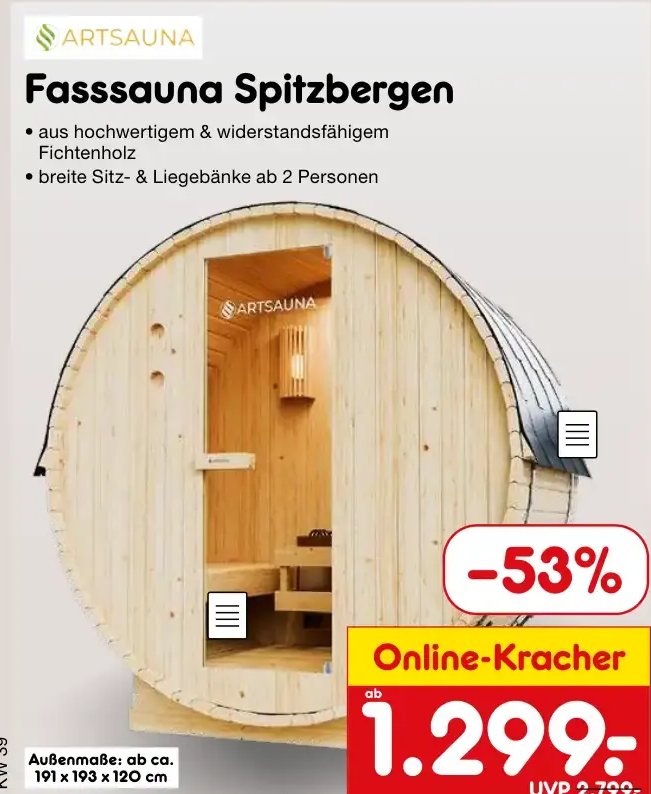 Fasssauna Spitzbergen