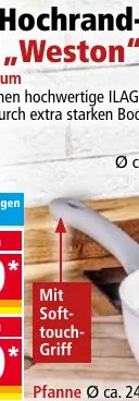 Geschmiedete Hochrand-Pfanne oder Topf „Weston“