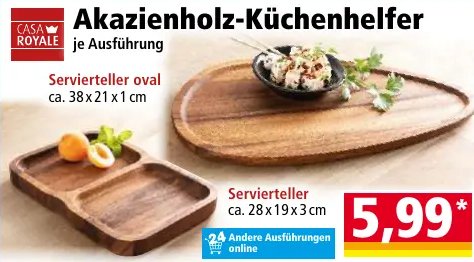 Akazienholz-Küchenhelfer