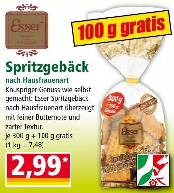 Spritzgebäck nach Hausfrauenart