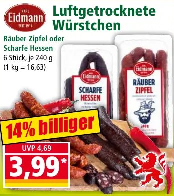 Eidmann Luftgetrocknete Würstchen