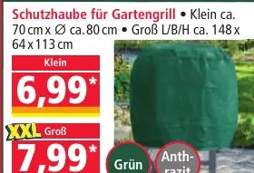 Schutzhaube für Gartengrill
