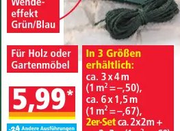 Schutzhaube für Gartenliege