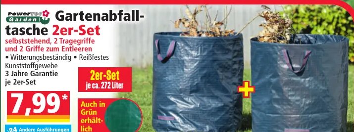 Gartenabfalltasche 2er-Set
