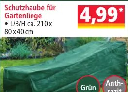 Schutzhaube für Sonnenschirme