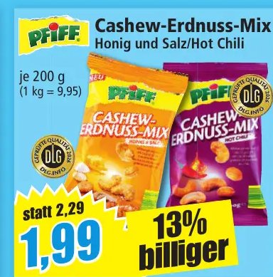 Cashew-Erdnuss-Mix