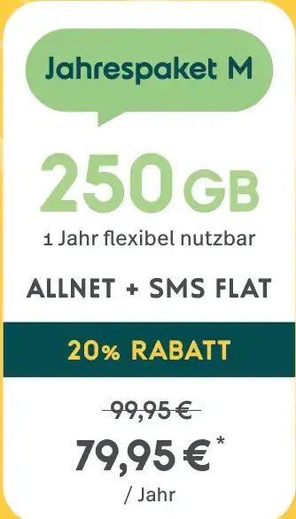 Jahrespaket M
