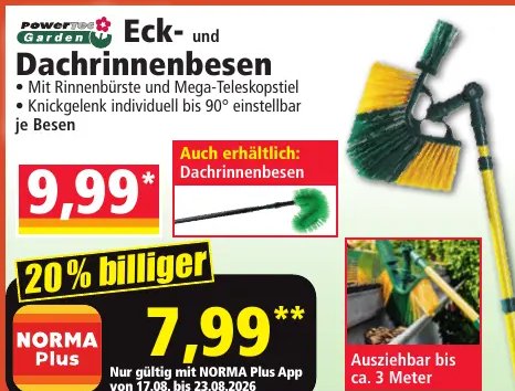 Eck- und Dachrinnenbesen