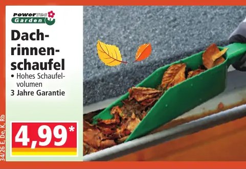 Dachrinnen-Schaufel