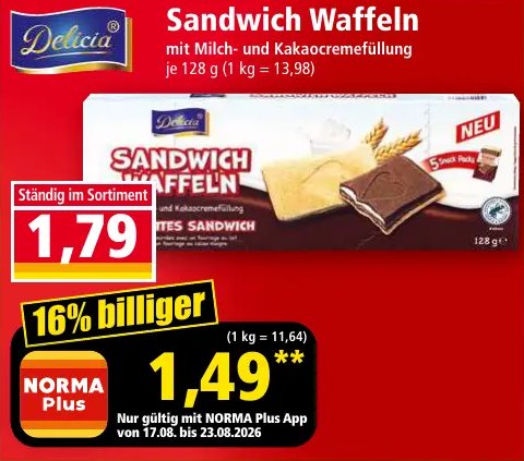 Sandwich Waffeln